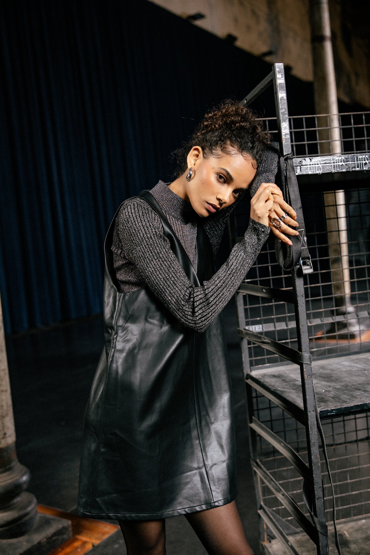 

Pinafore dress Women Rozina Rock black | Freeman T. Porter