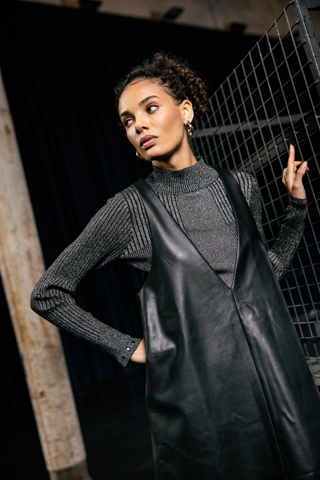 

Pinafore dress Women Rozina Rock black | Freeman T. Porter