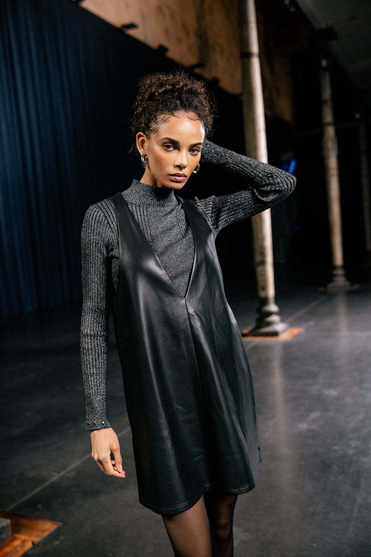 

Pinafore dress Women Rozina Rock black | Freeman T. Porter