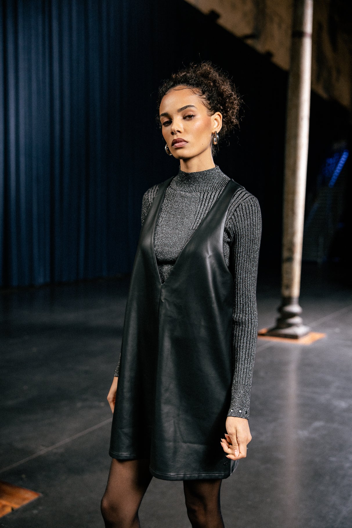 

Pinafore dress Women Rozina Rock black | Freeman T. Porter