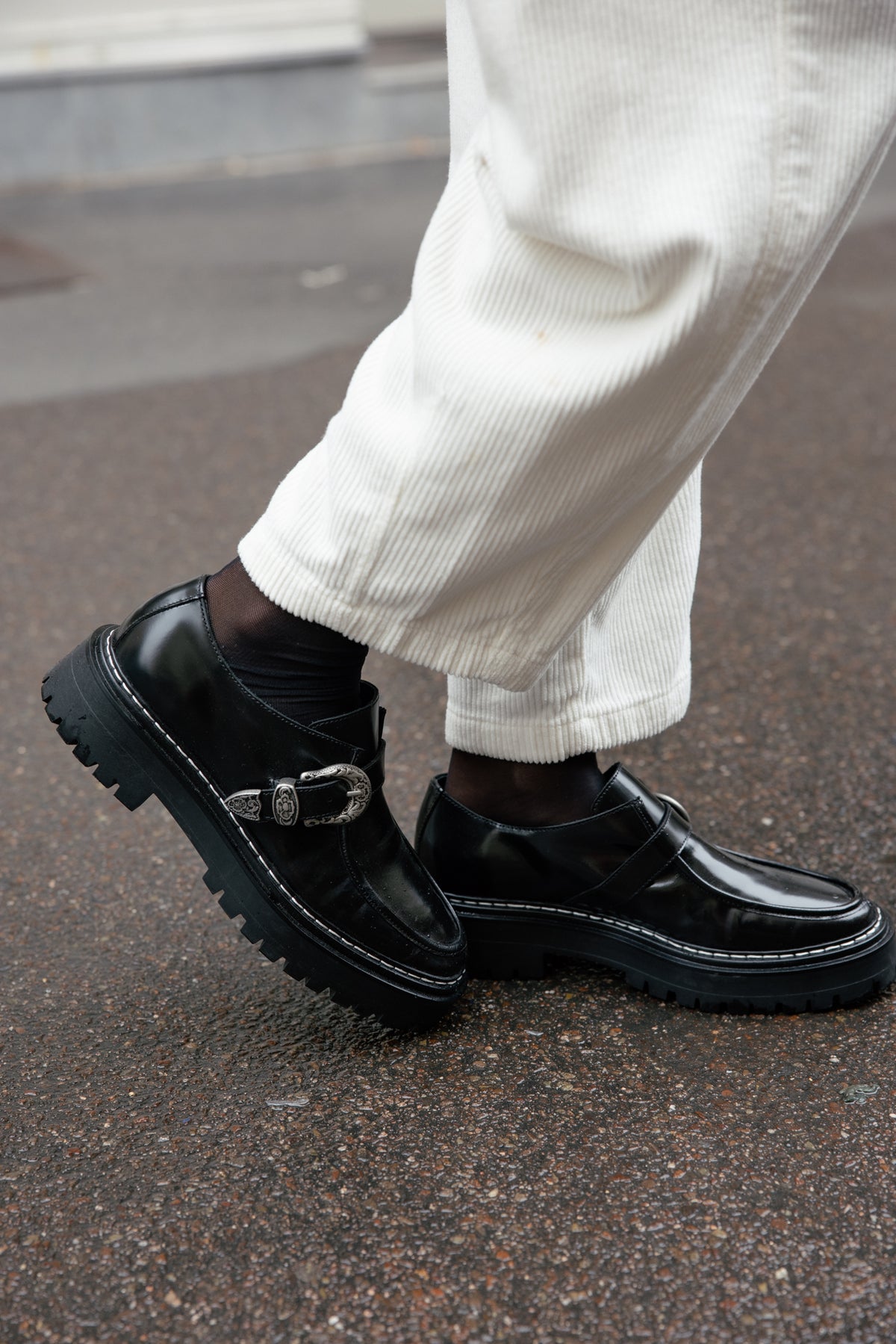 

Mocassin en cuir Femme Cari black | Freeman T. Porter