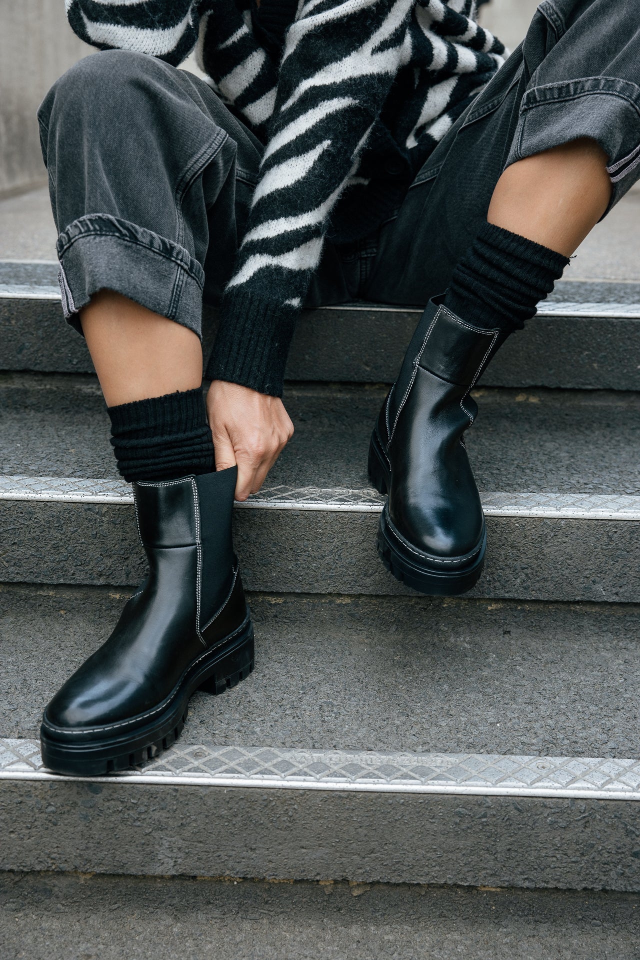 

Chelsea boots Dames Verika black | Freeman T. Porter