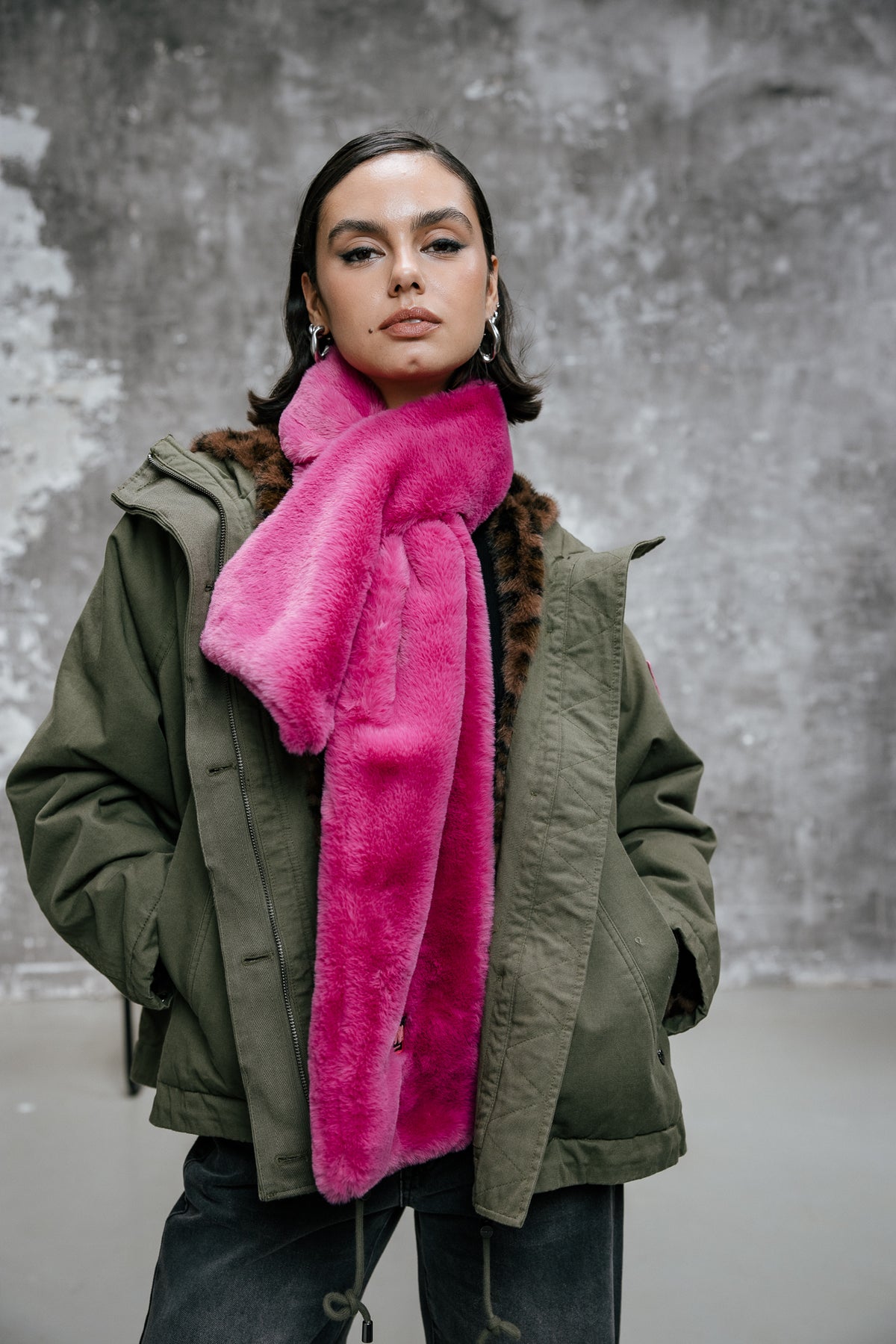

Bufanda de piel sintética Mujer Livie Plain Fur pink | Freeman T. Porter