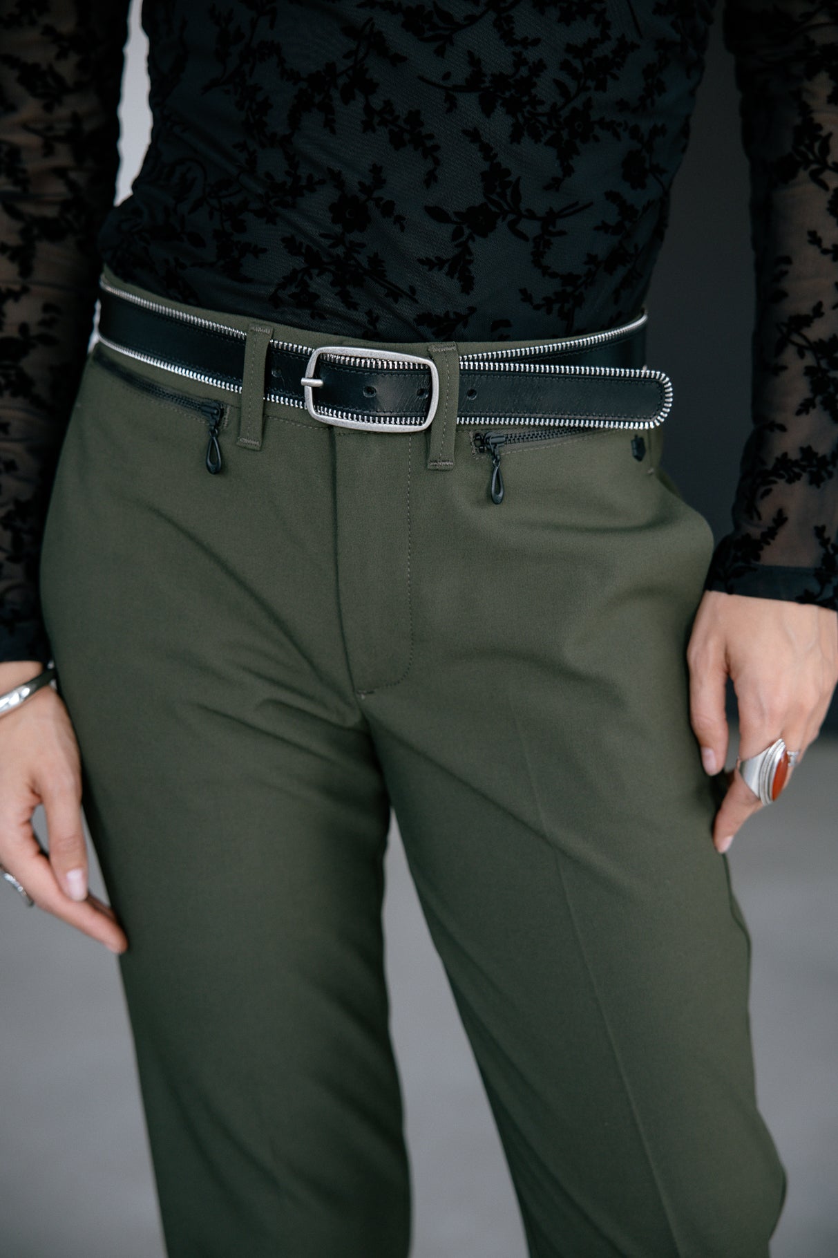 

Ceinture en cuir Femme Zipy black | Freeman T. Porter