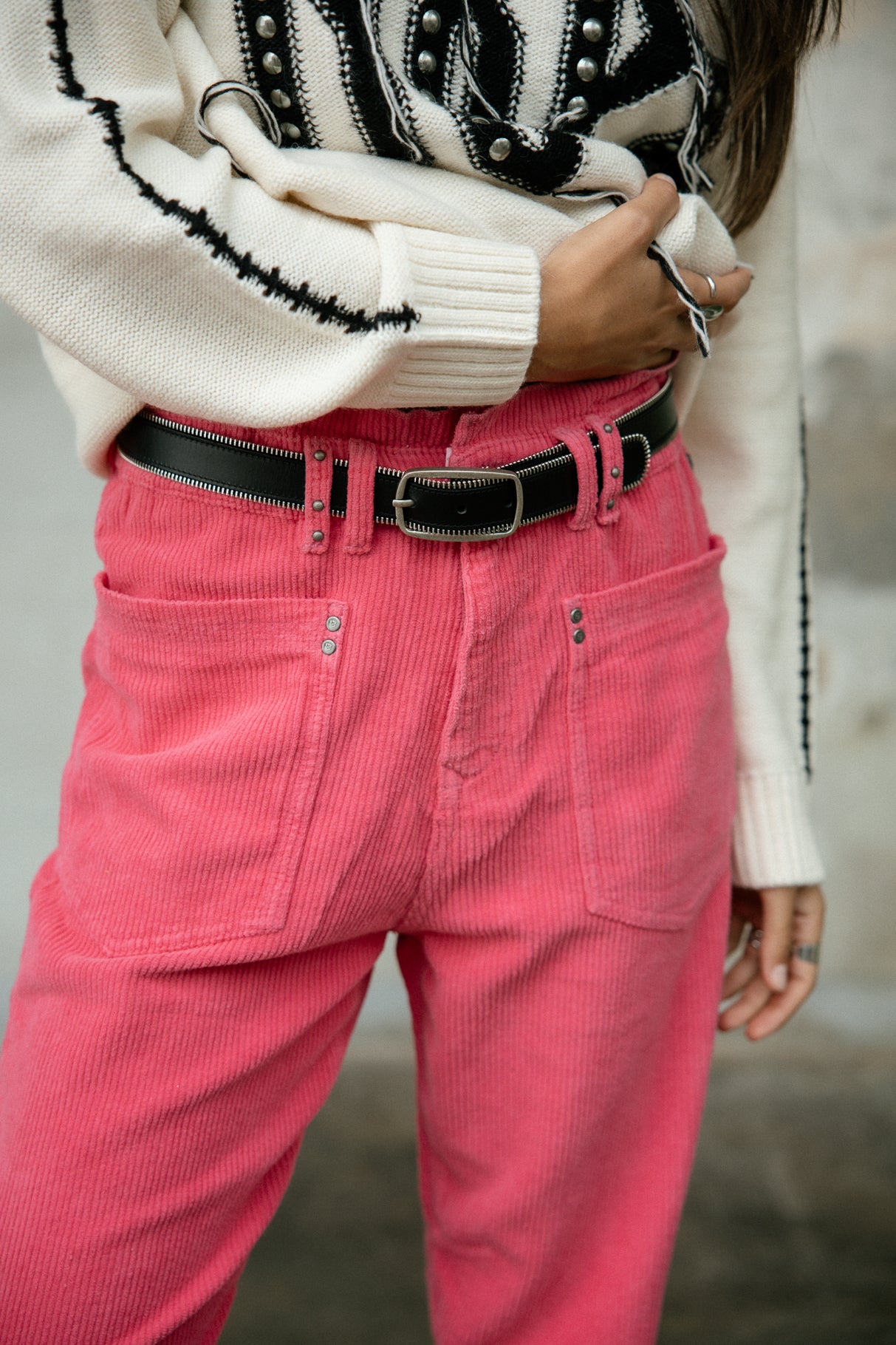 

Ceinture en cuir Femme Zipy black | Freeman T. Porter