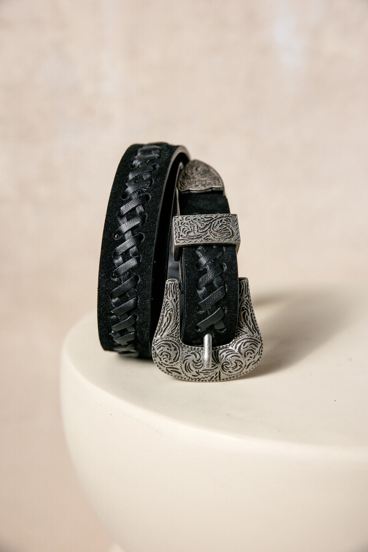 

Cinto de pele Mulher Croya black | Freeman T. Porter