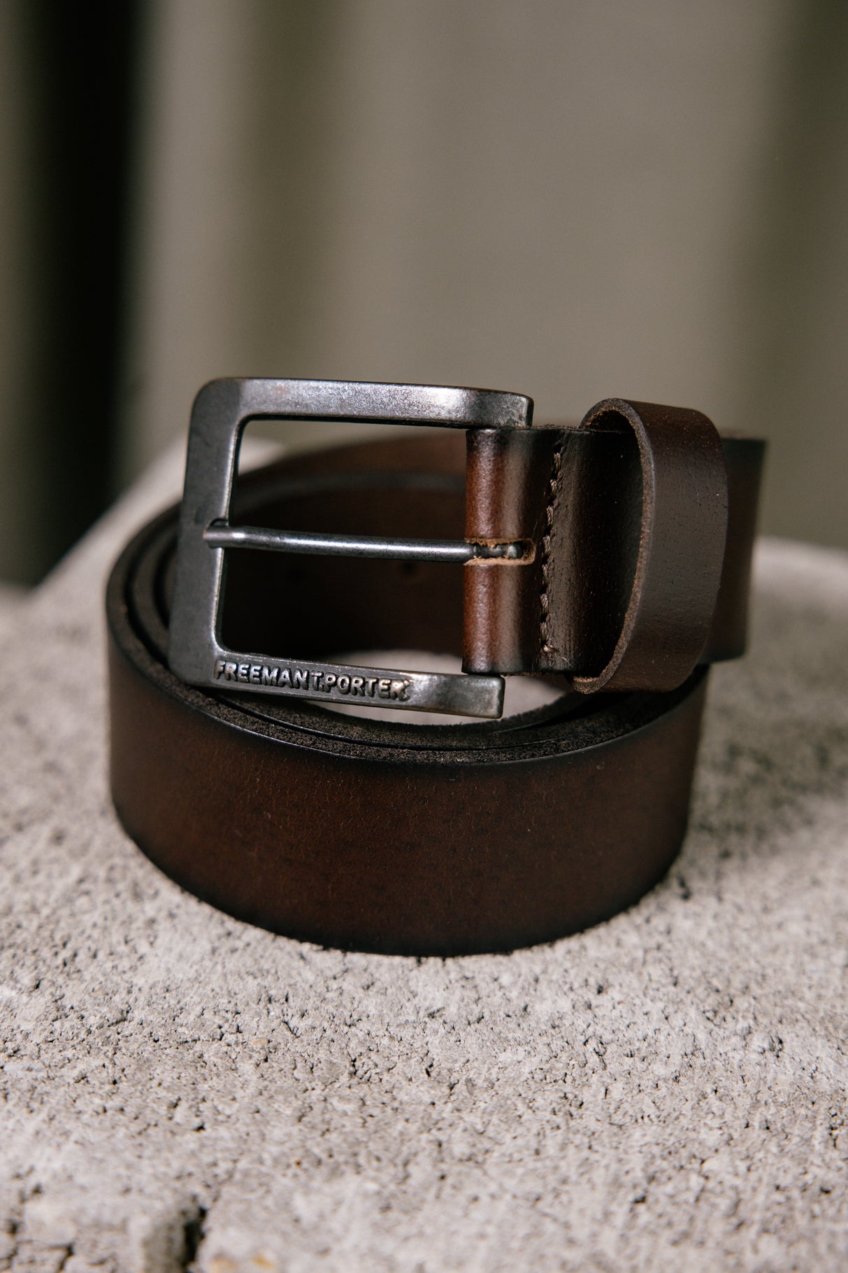 

Ceinture en cuir Femme Riner brown | Freeman T. Porter