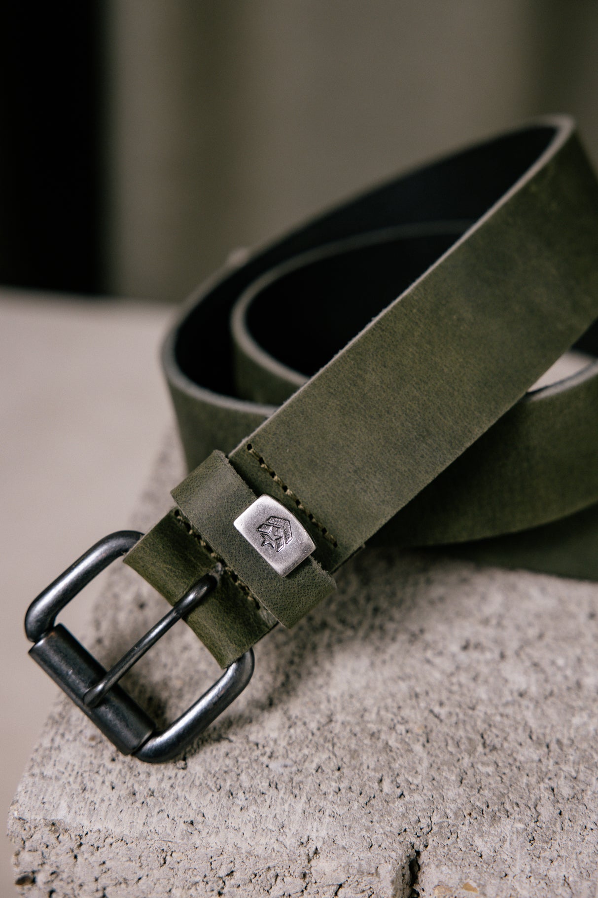 

Ceinture en cuir Femme Laxene khaki | Freeman T. Porter