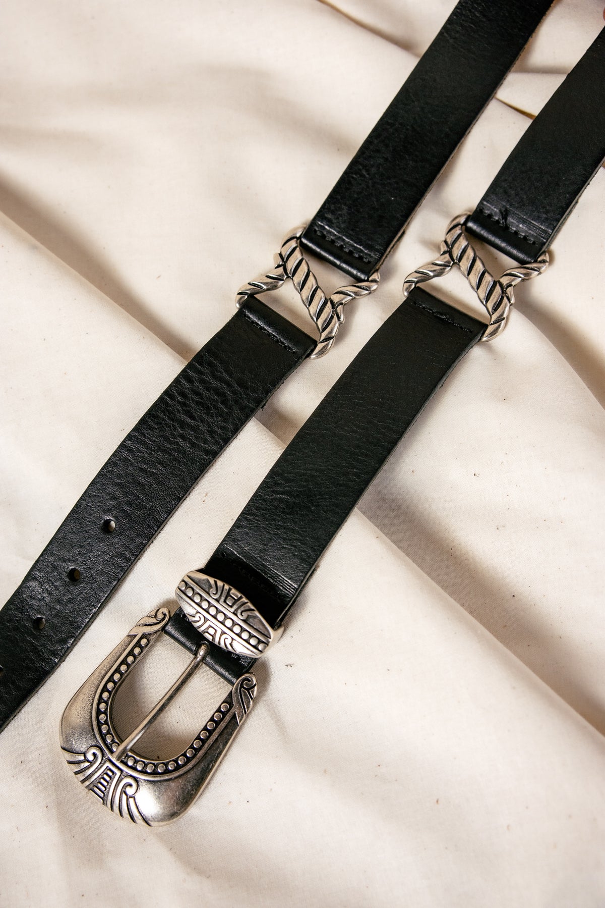 

Ceinture en cuir Femme Alkemi black | Freeman T. Porter