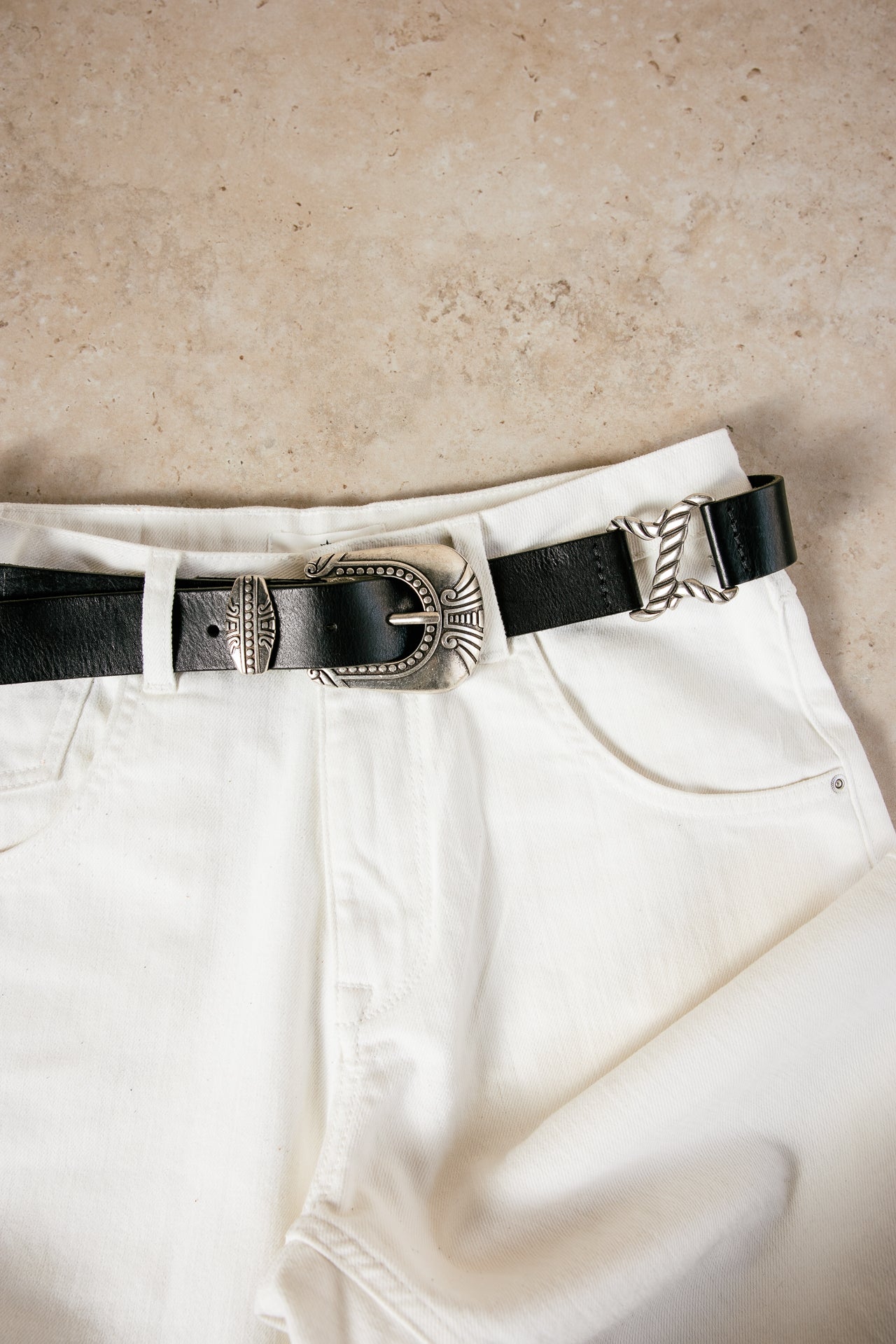 

Ceinture en cuir Femme Alkemi black | Freeman T. Porter