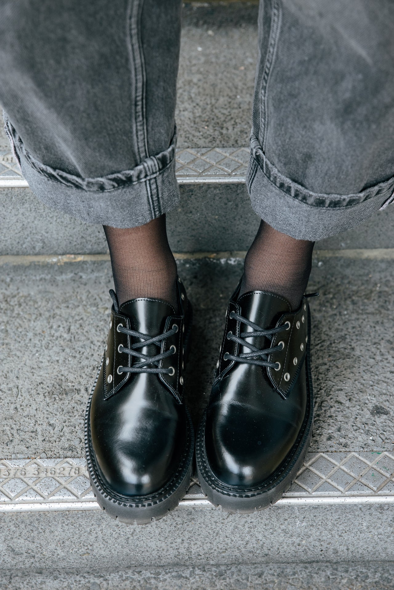 

Derby Dames Pina Eyelet black | Freeman T. Porter
