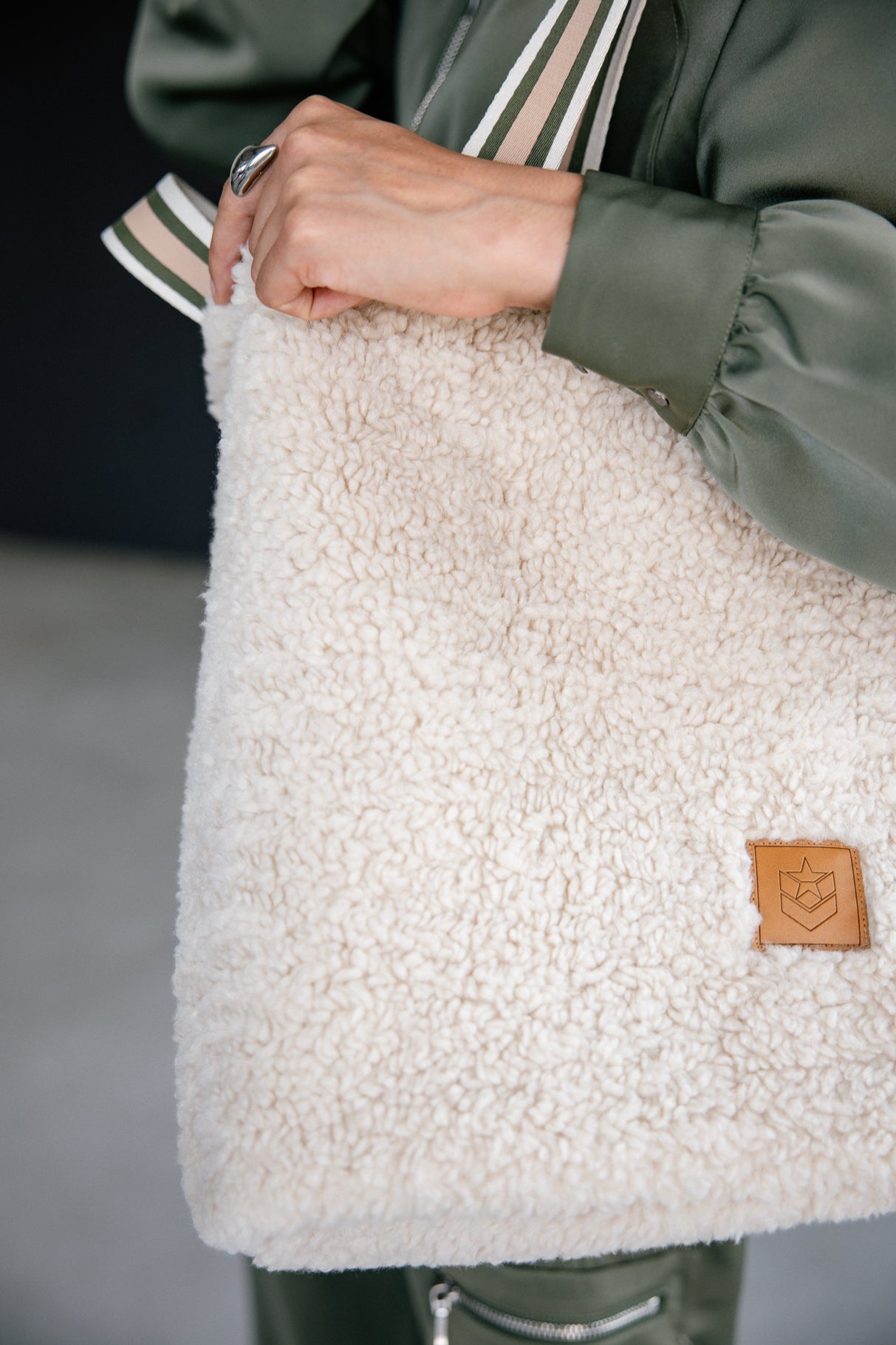 

Tote bag Homme Coletta Sherpa ecru | Freeman T. Porter
