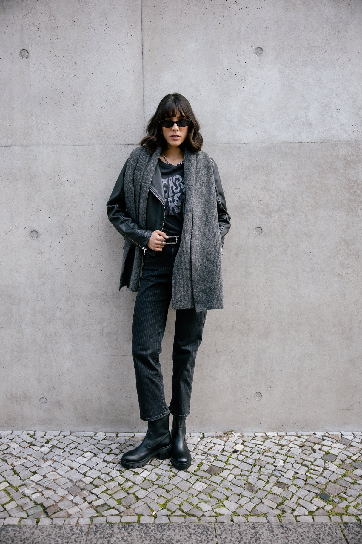 

Écharpe  Femme Elina Plain anthra | Freeman T. Porter