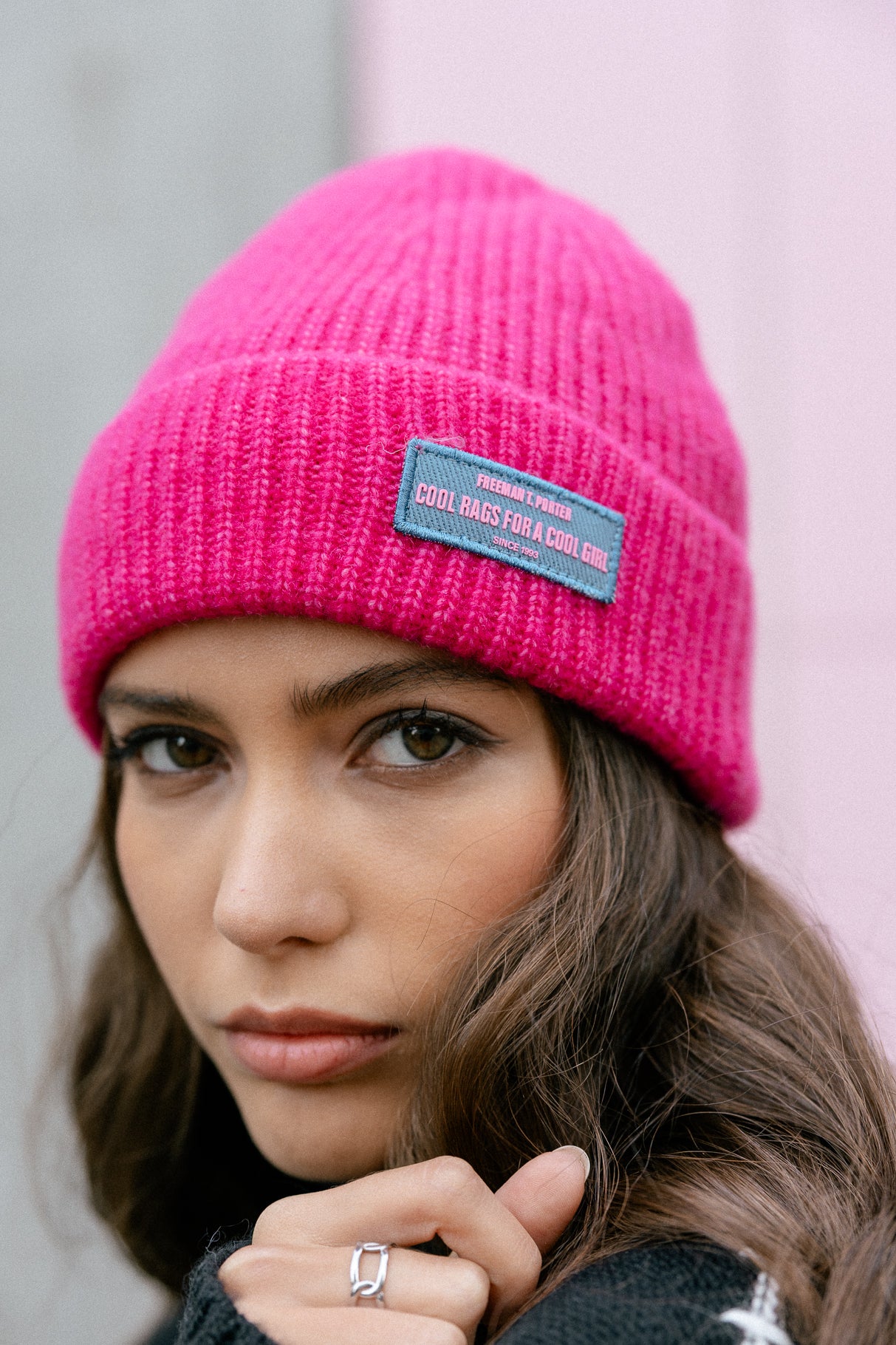 

Mütze  Damen Heddie Plain fushia rose | Freeman T. Porter