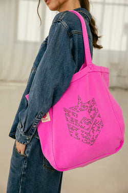 

Tote bag Femme Linny Icon neon pink | Freeman T. Porter