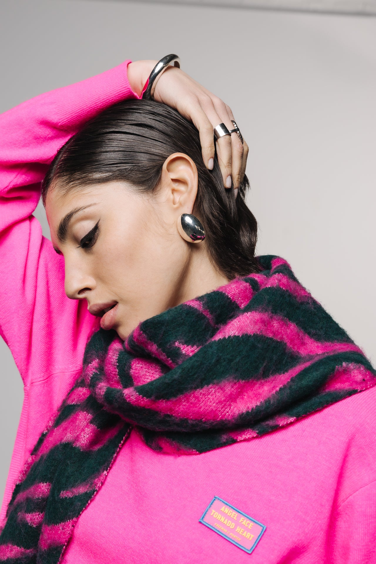 
              

Écharpe jacquard Femme Pario Zebra pink / green | Freeman T. Porter
            