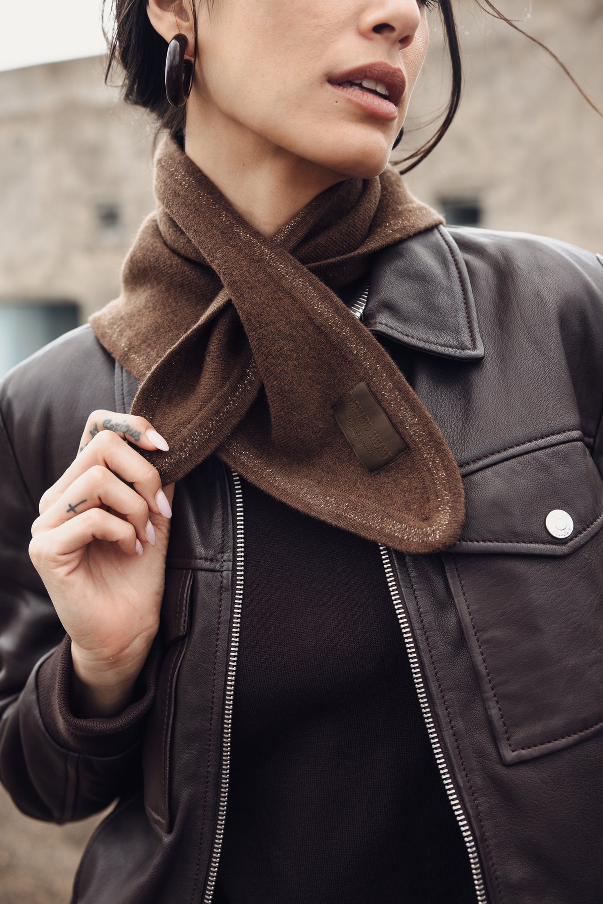   
            

Bandana en maille Femme Fily brown | Freeman T. Porter
          