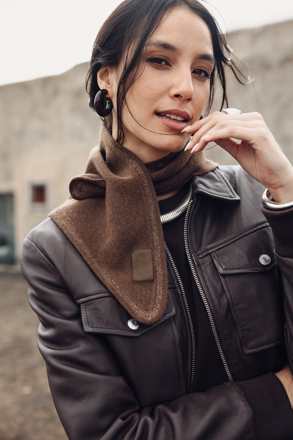 

Bandana de punto Mujer Fily brown | Freeman T. Porter