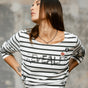 

T-shirt manches longues Femme Twiggy Stripes white | Freeman T. Porter