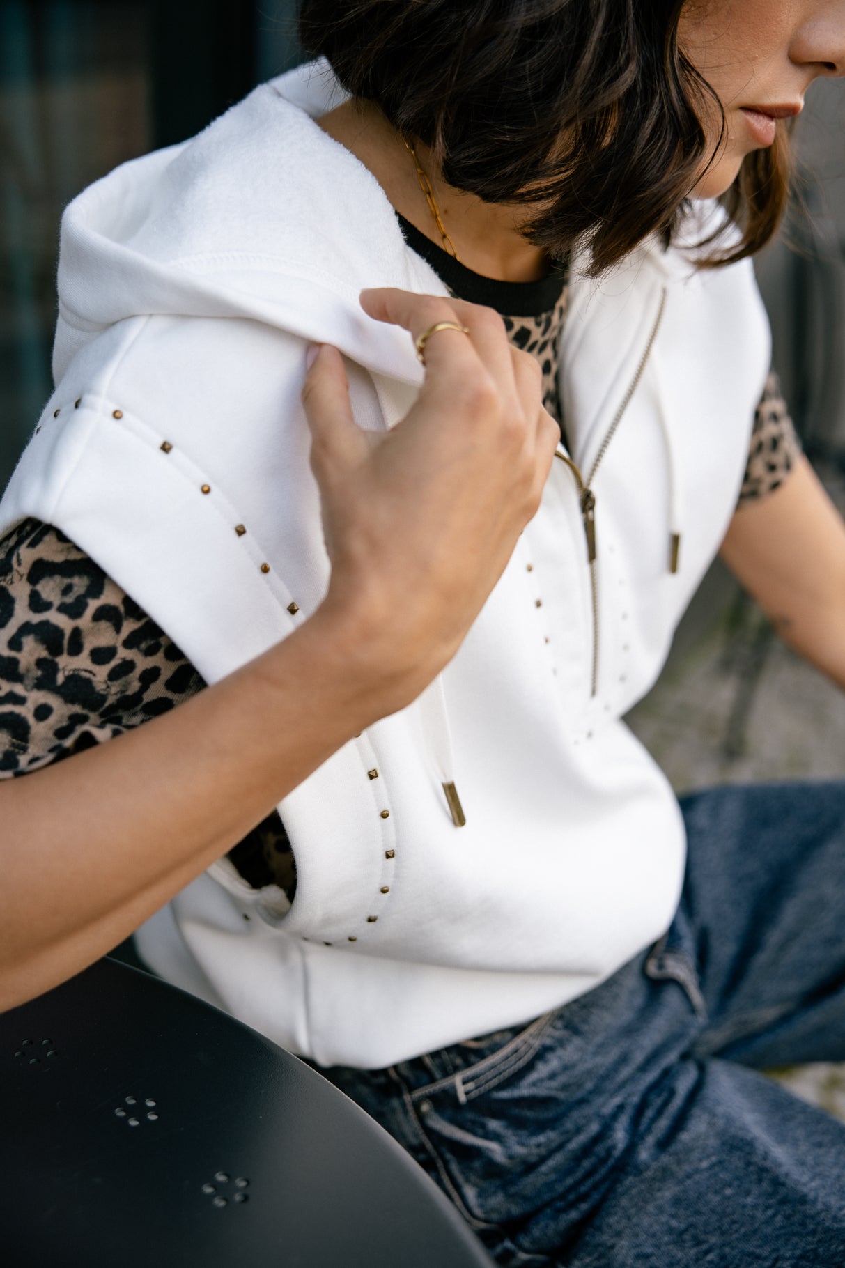 

Sweatshirt sans manche Mujer Sogan ecru | Freeman T. Porter