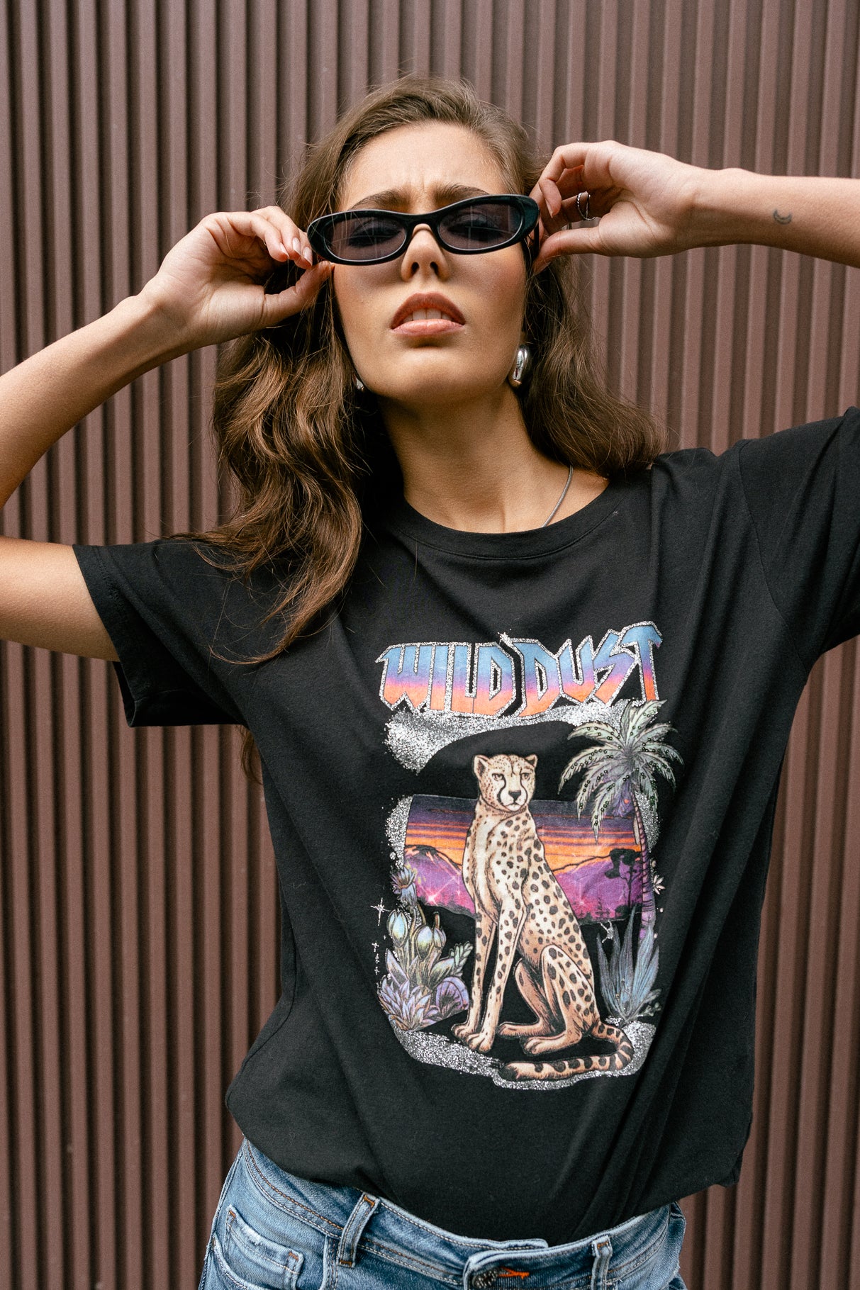
              

T-shirt imprimé Femme Suria Wilddust moonless night | Freeman T. Porter
            