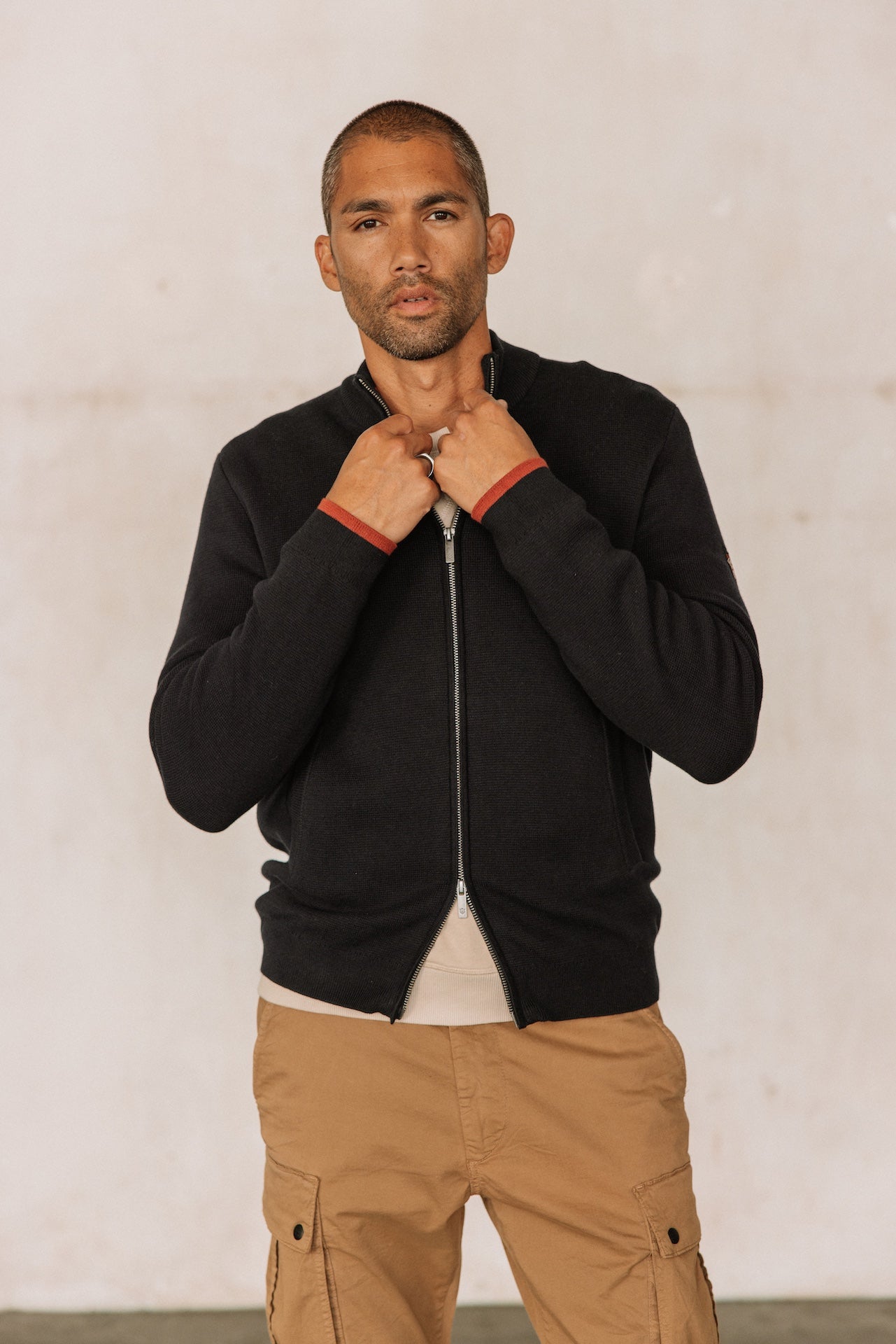 

Cardigan zippé Homme Stan Varsity deep well | Freeman T. Porter