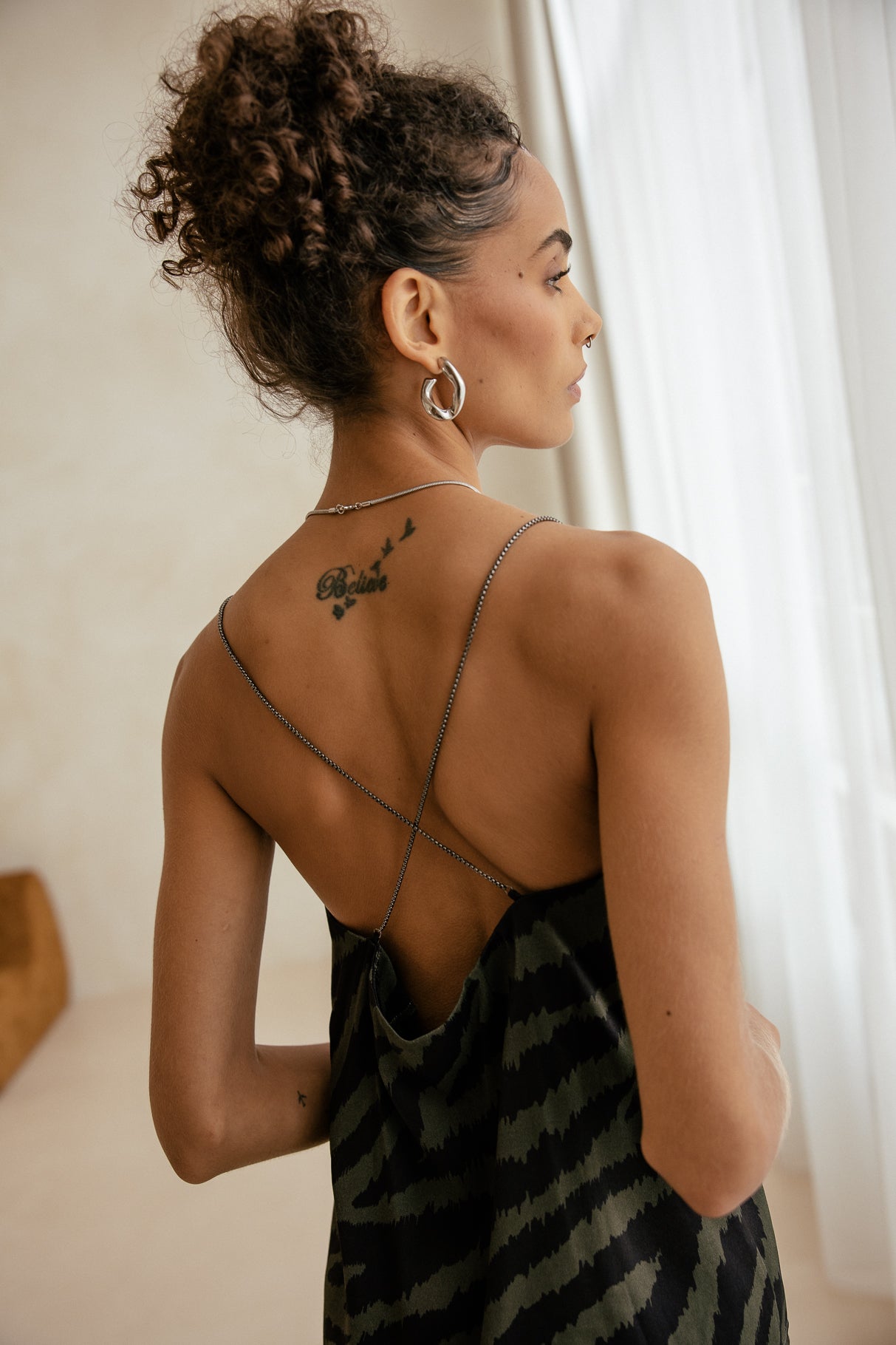 
              

Top fluide imprimé Femme Topine Zebra Shades khaki print | Freeman T. Porter
            