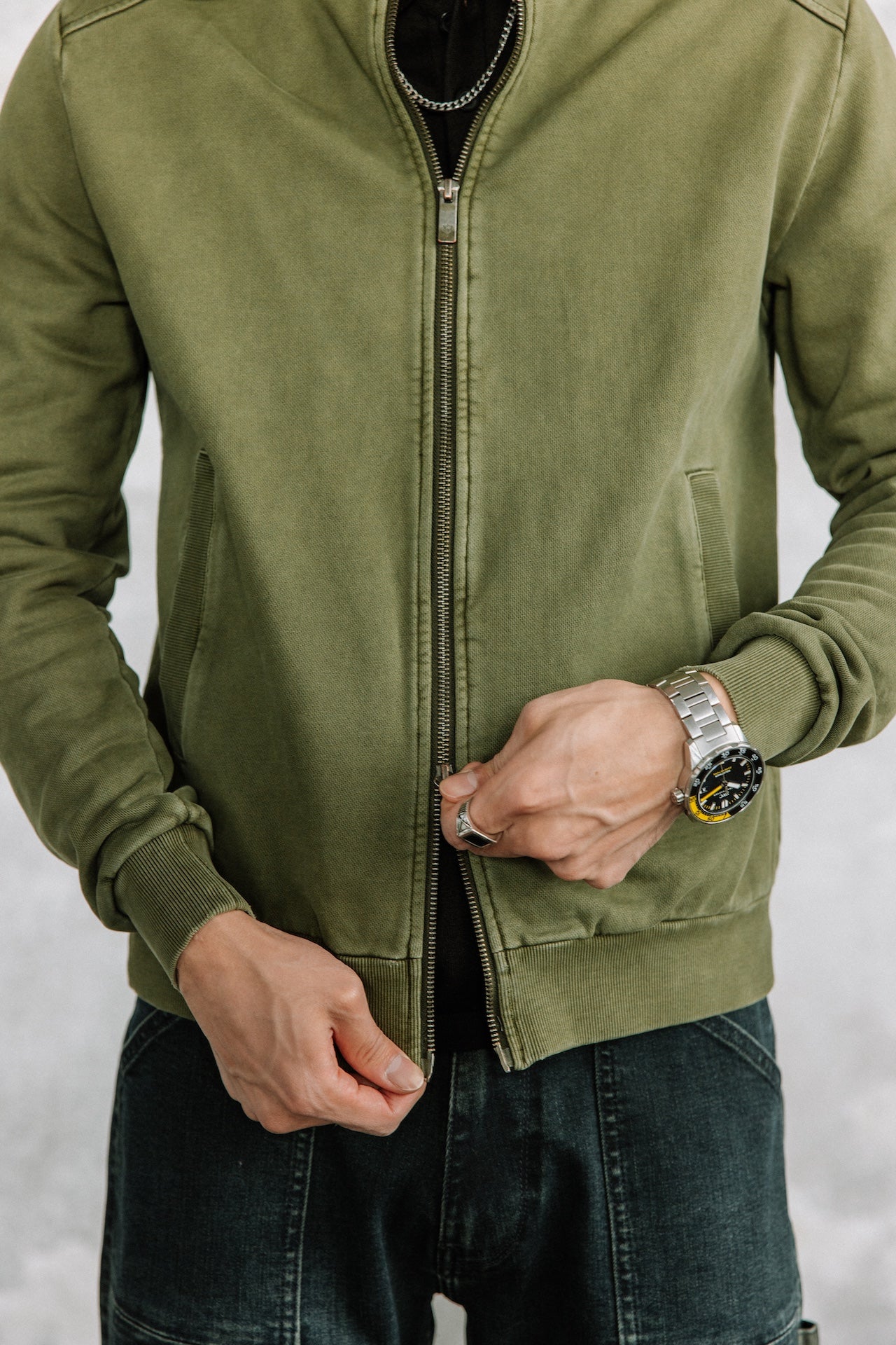 

Gilet molletonné Men Sully APM khaki | Freeman T. Porter
