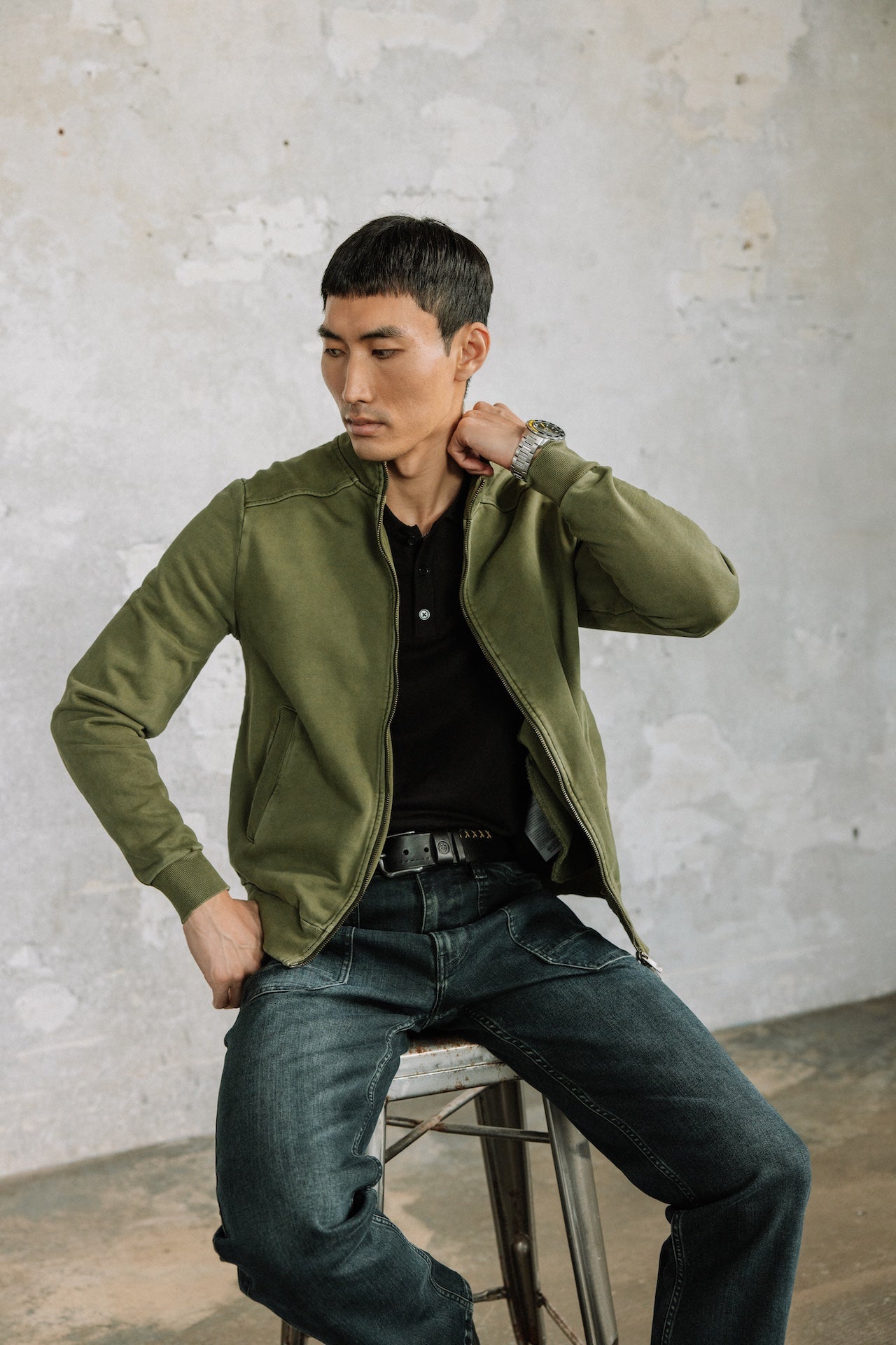

Gilet molletonné Men Sully APM khaki | Freeman T. Porter