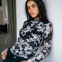 

Top en résille imprimée Mujer Thylane Abstract original | Freeman T. Porter