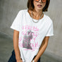 

T-shirt imprimé Woman Tomia Break white | Freeman T. Porter