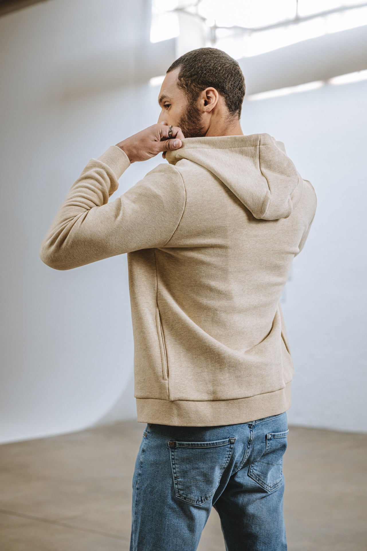

Sweat à capuche Homme Aspen Yutong beige | Freeman T. Porter