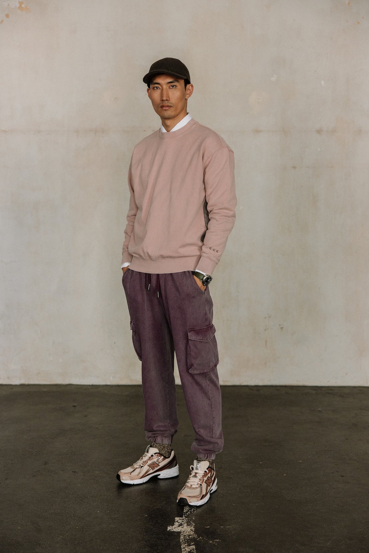 

Sweat relax Homme Enzo Tapes rose | Freeman T. Porter
