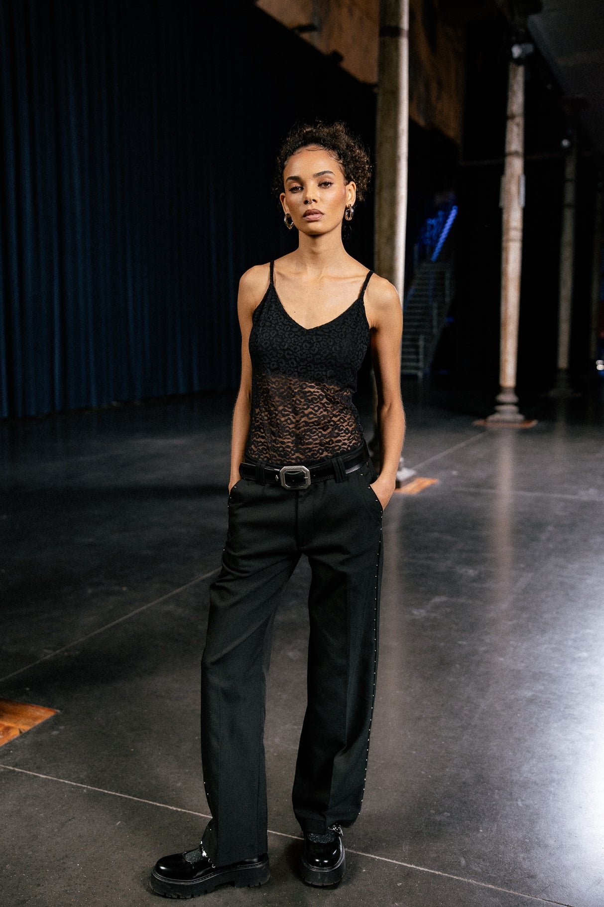 

Lace top  Women Dizzi Leo black | Freeman T. Porter