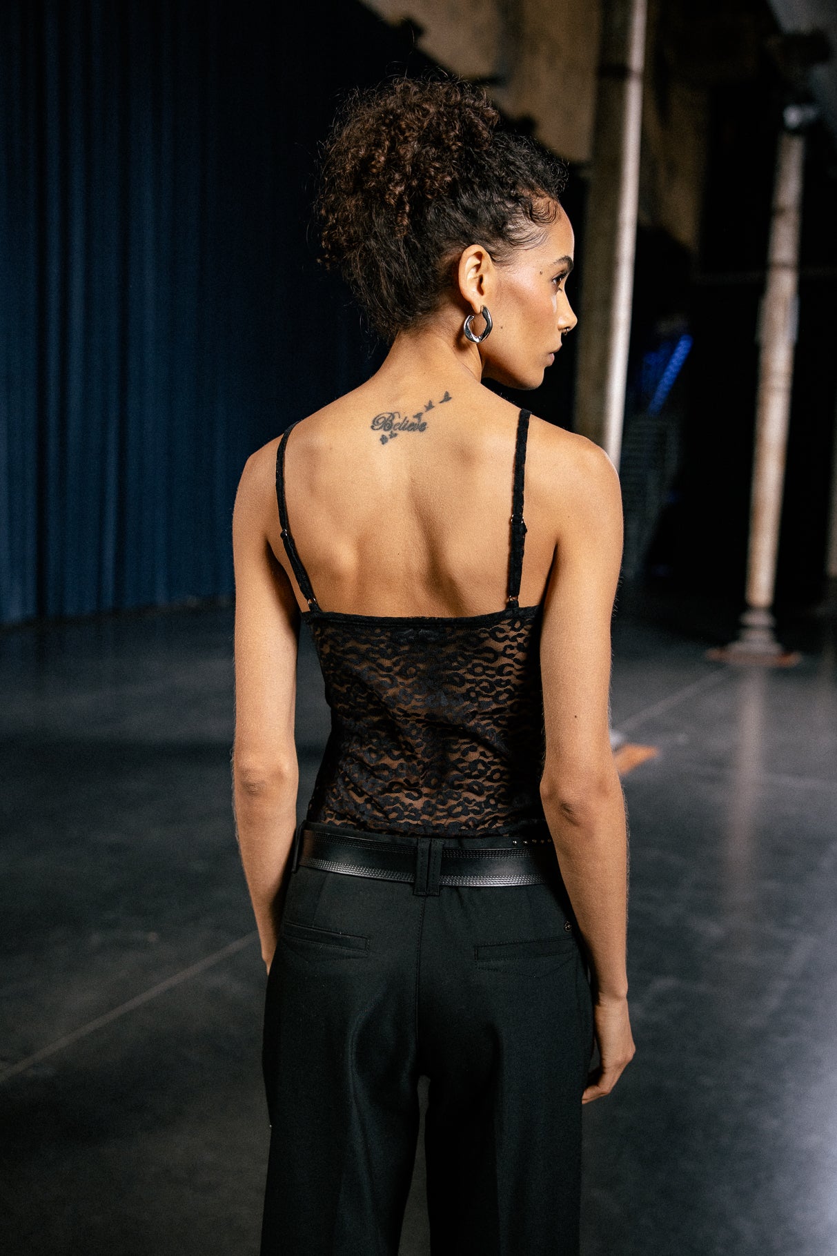 

Lace top  Women Dizzi Leo black | Freeman T. Porter