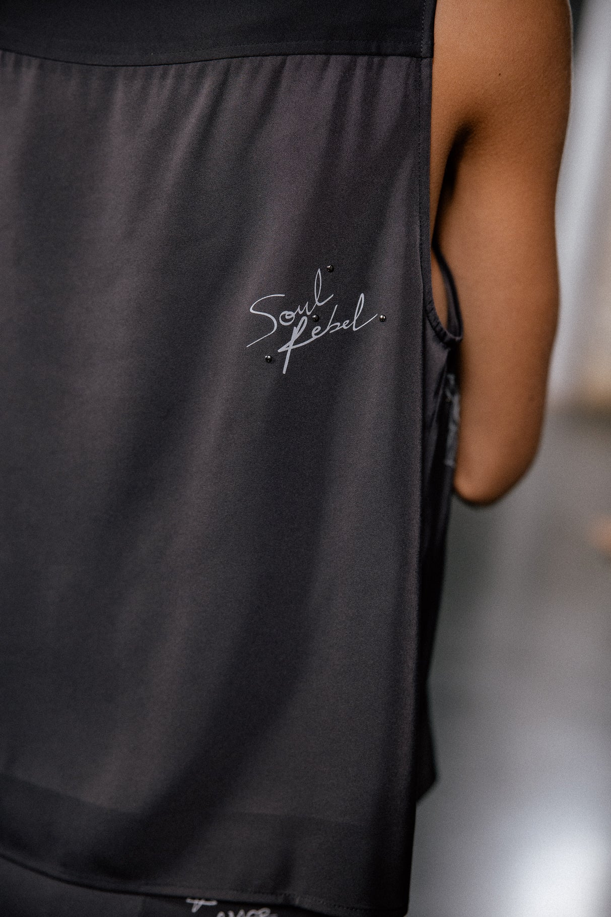 

Asymmetric satin top Women Topik Symbol black | Freeman T. Porter