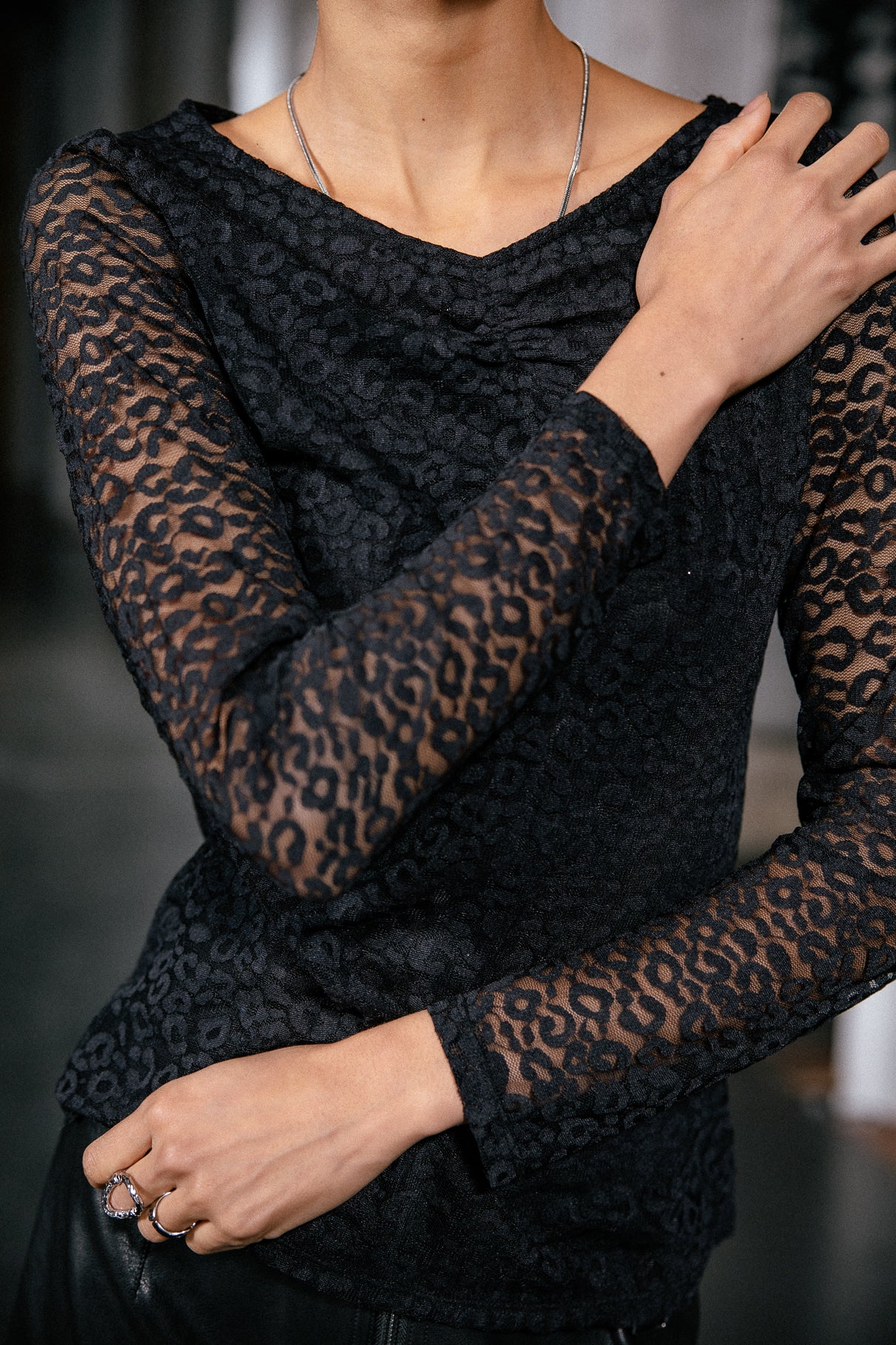   
            

Fitted lace T-shirt Women Tanzy Leo Lace black | Freeman T. Porter
          