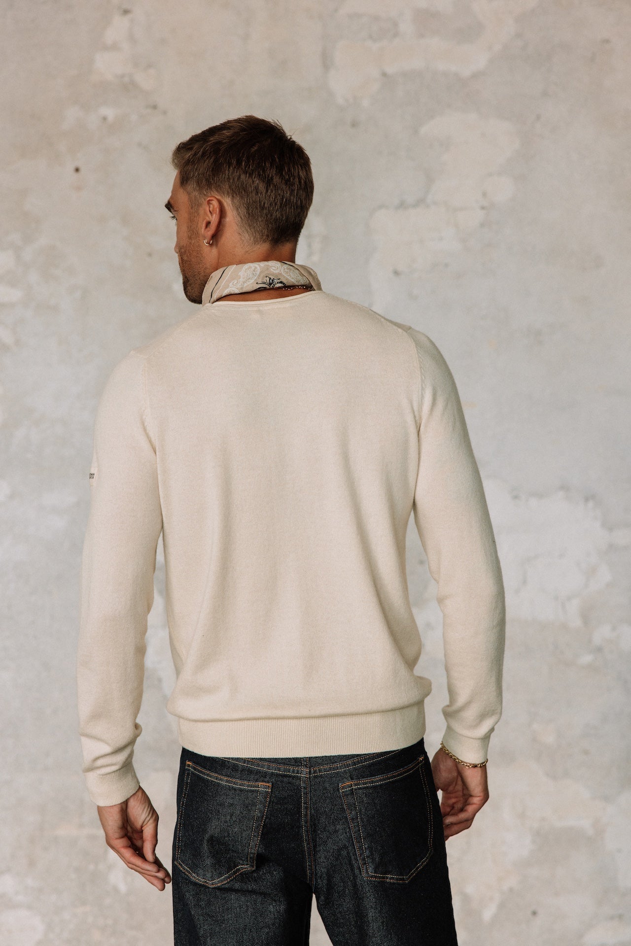 

Pull col rond Hombres Sonny Macau egret | Freeman T. Porter