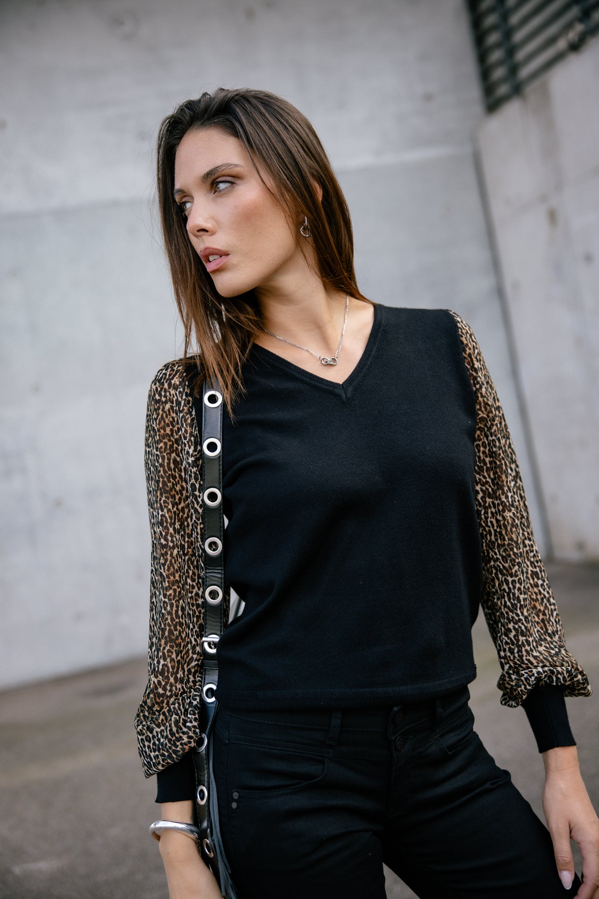   
            

Pull manches voile Femme Laonie Soft Leo black | Freeman T. Porter
          