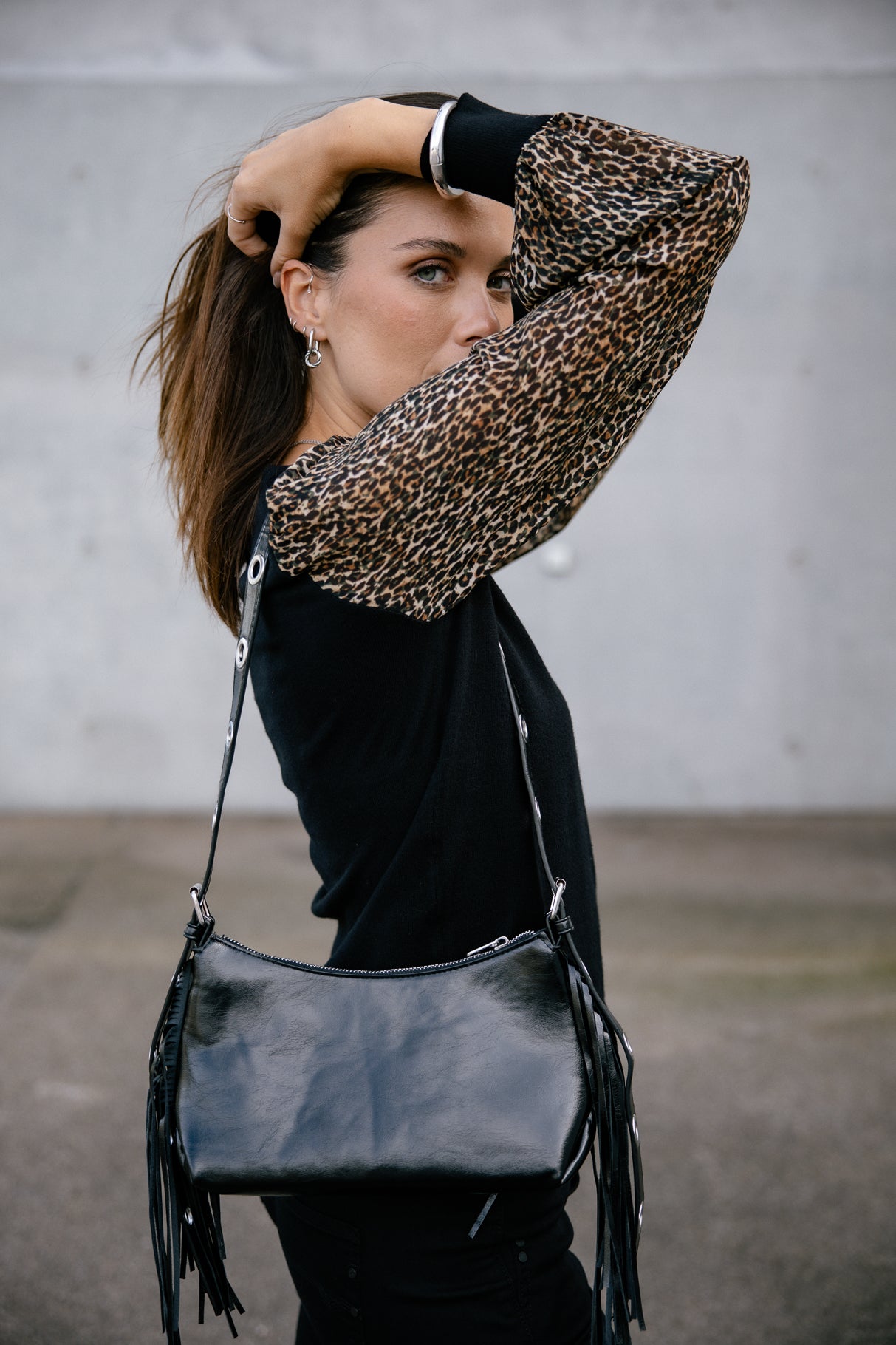 
              

Pull manches voile Femme Laonie Soft Leo black | Freeman T. Porter
            