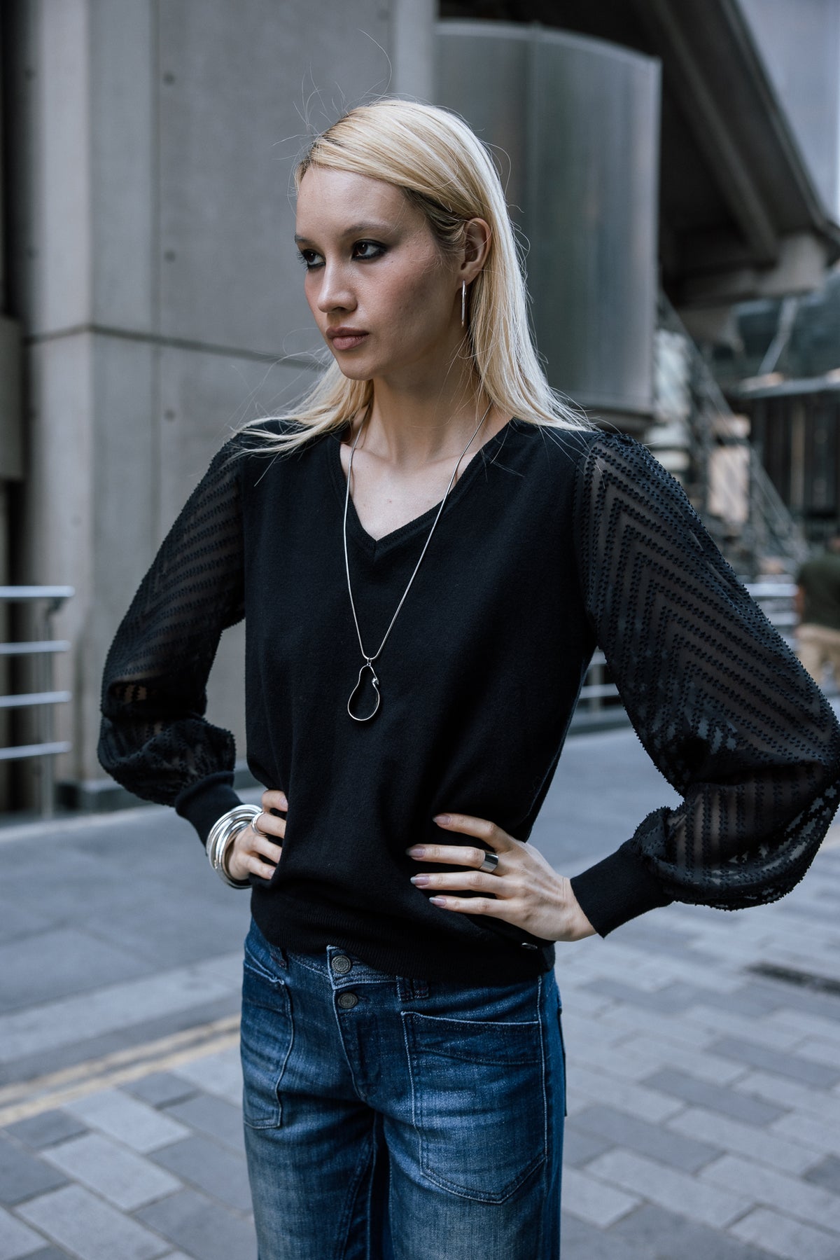   
            

Pull manches voile Femme Laonie Zig Zag black | Freeman T. Porter
          