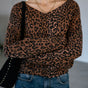 

Pull imprimé léo Frau Parina Deep Dye Leo brown sugar | Freeman T. Porter