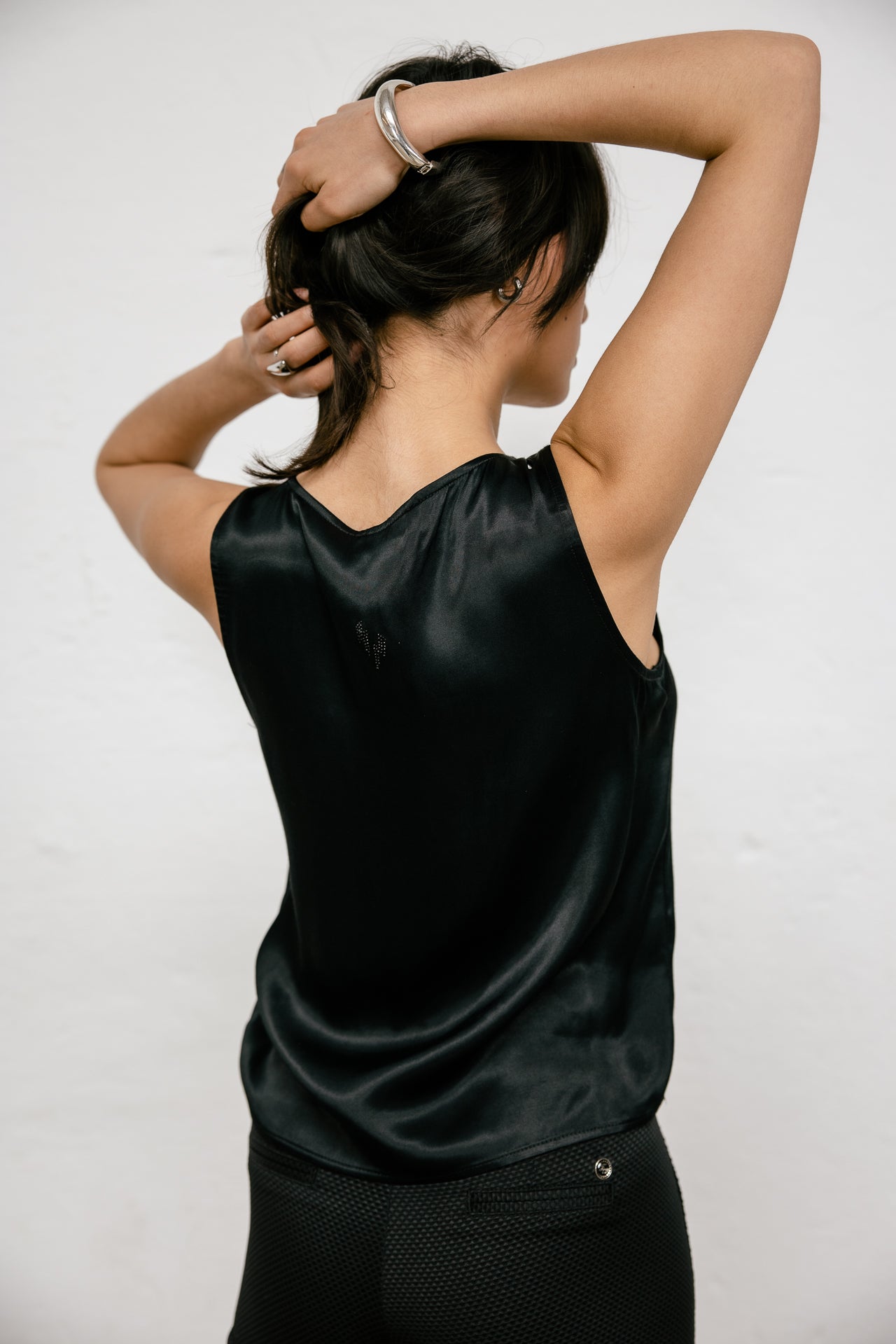 

Top sans manche Femme Dulcia Silk black | Freeman T. Porter