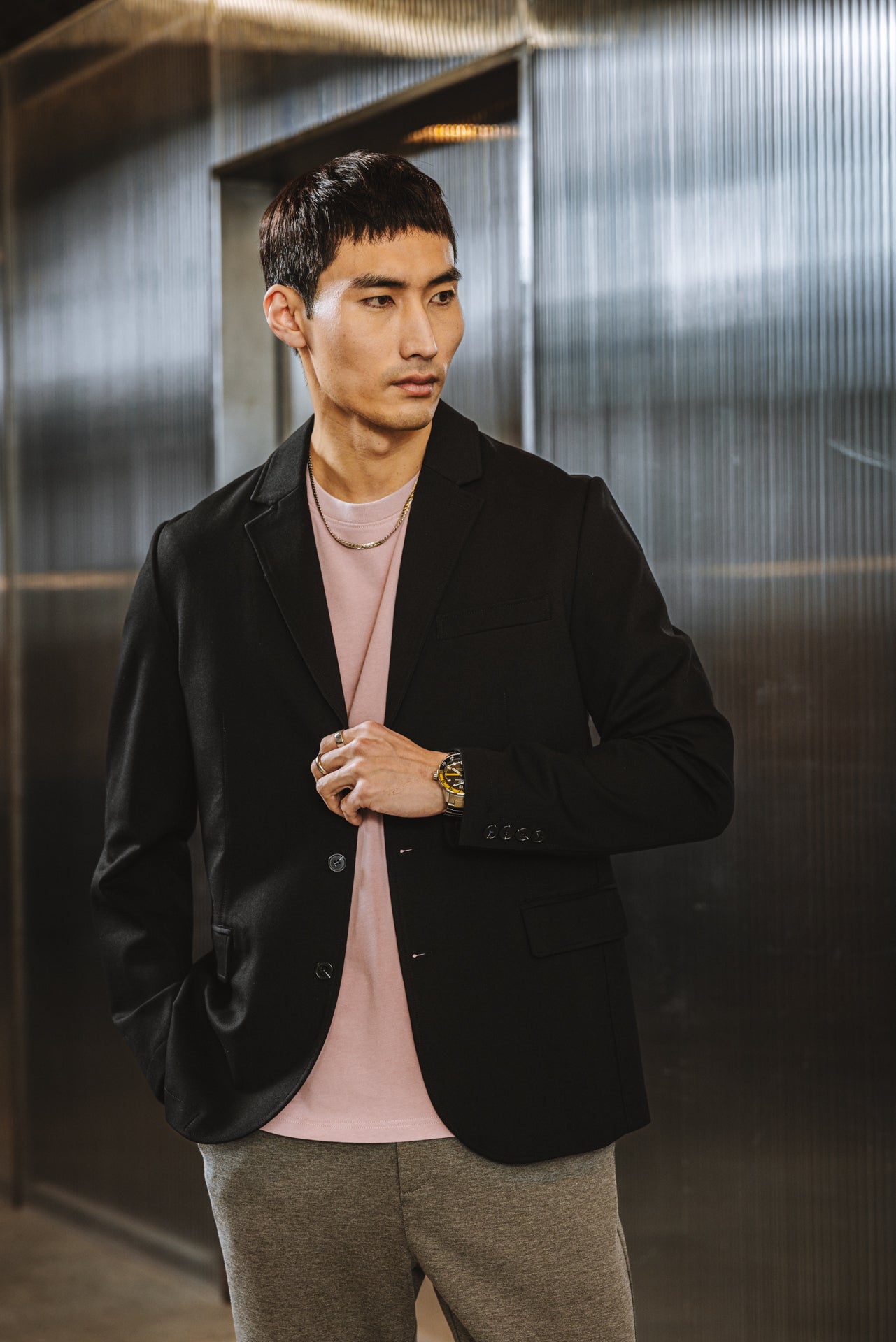   
            

Blazer cintré Homme Tomass Comfy black | Freeman T. Porter
          