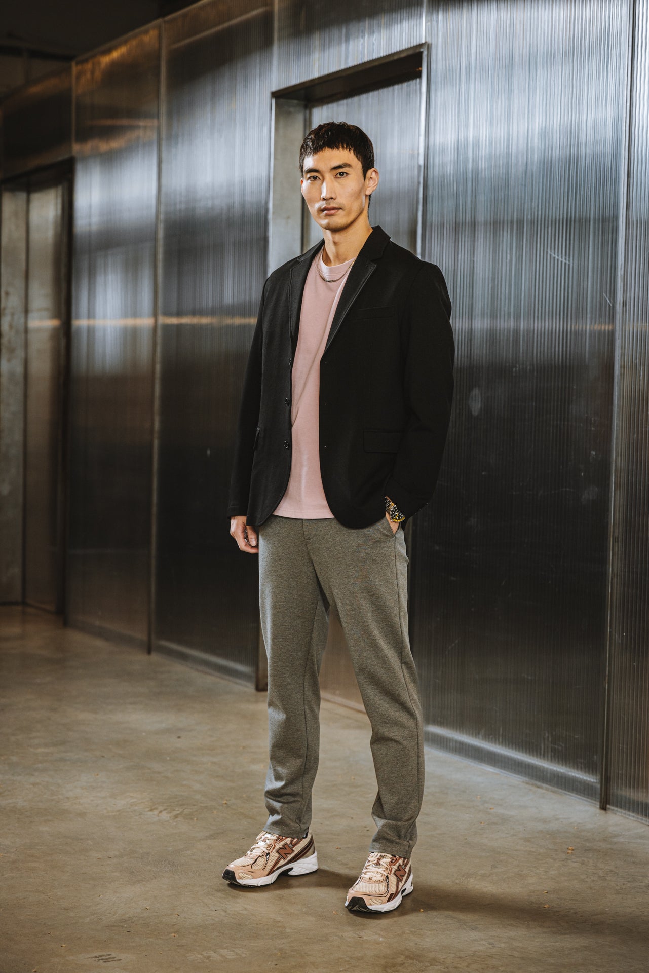 

Blazer cintré Homme Tomass Comfy black | Freeman T. Porter