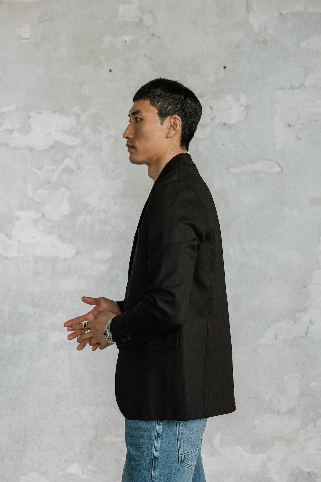 

Blazer cintré Homme Tomass Comfy black | Freeman T. Porter