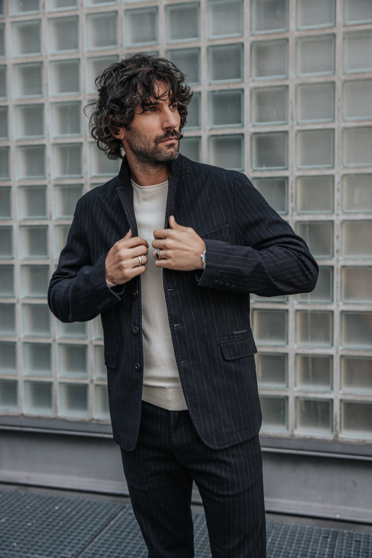 

Blazer entallada Hombre Tomass Kult black | Freeman T. Porter