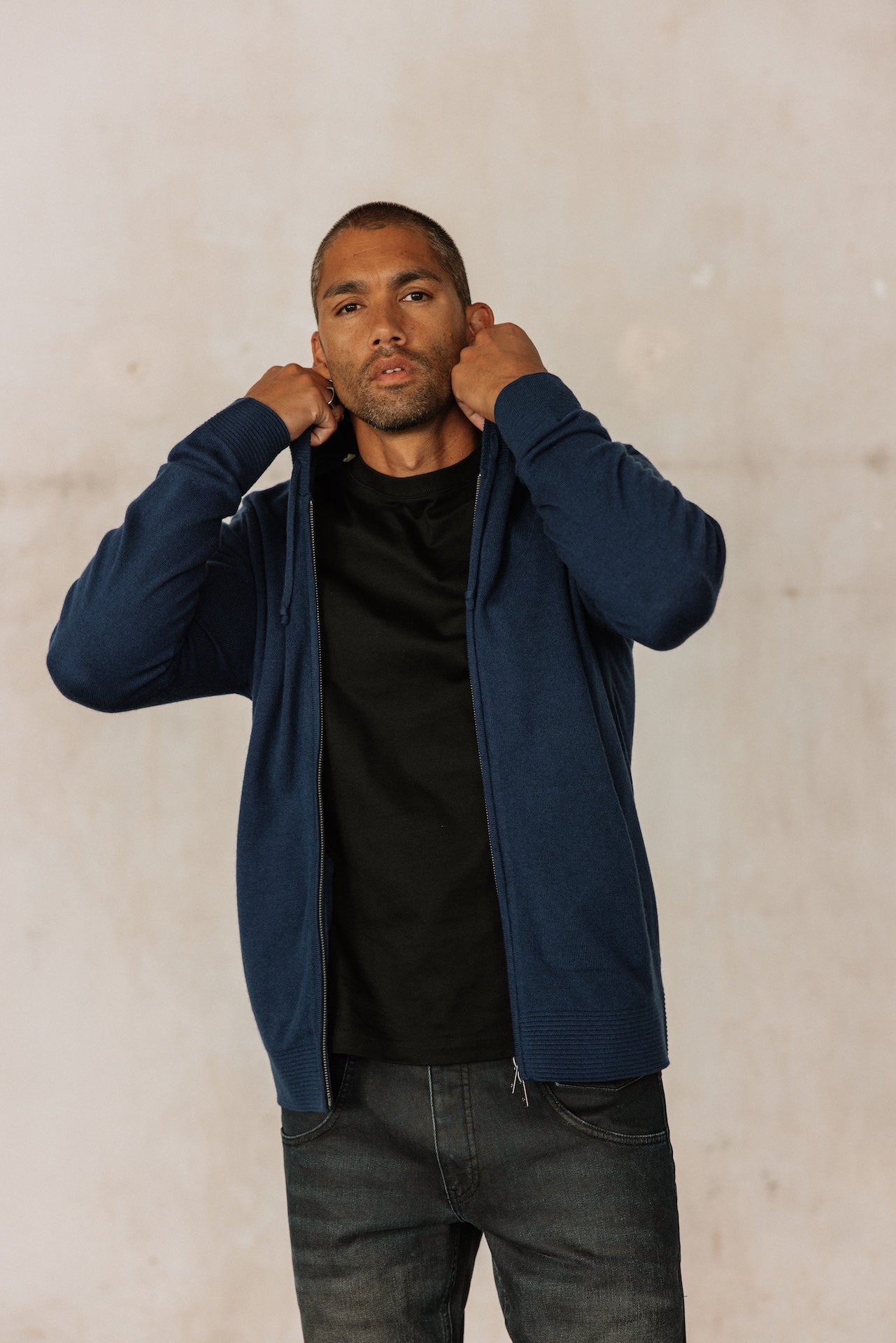 

Cardigan à capuche Homme Lyam Macau blueprint | Freeman T. Porter
