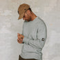 

Pull en laine Hombres Solino Lainey melanged grey | Freeman T. Porter