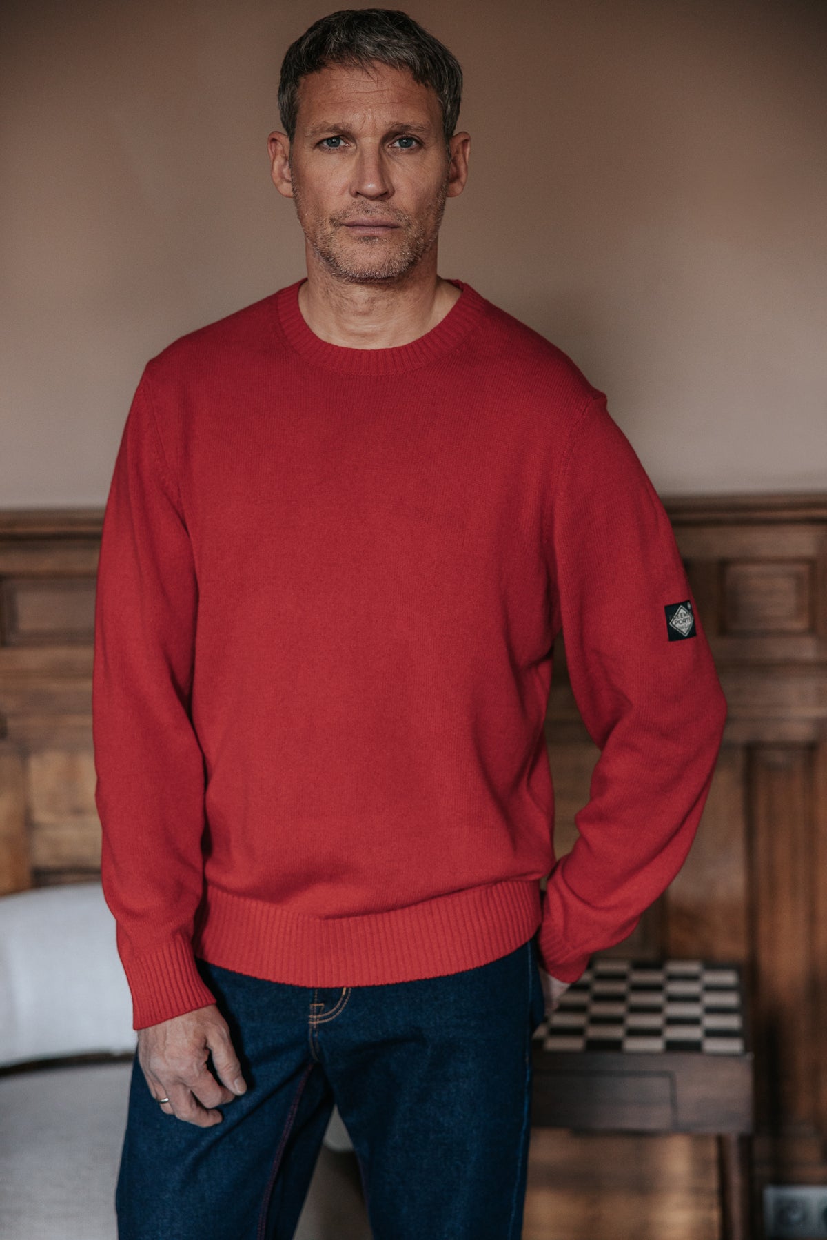 

Camisola de lã Homem Solino Wooly chilli pepper | Freeman T. Porter